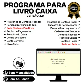 Programa Livro Caixa Financeiro v3.0