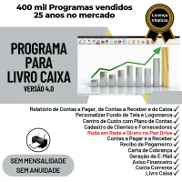 Programa Livro Caixa Financeiro v4.0 Plus — imagem principal