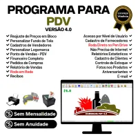 Programa PDV Frente de Caixa, Estoque e Financeiro v2.0 - Plus — imagem principal