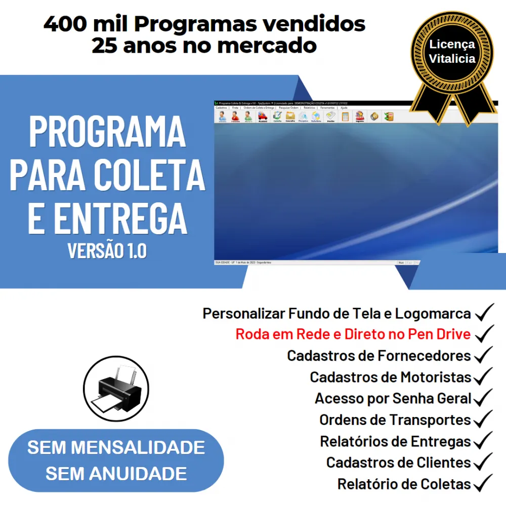 Programa Coleta e Entrega v1.0