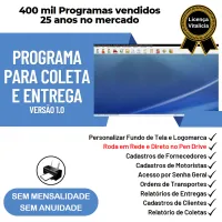 Programa Coleta e Entrega v1.0 — imagem principal