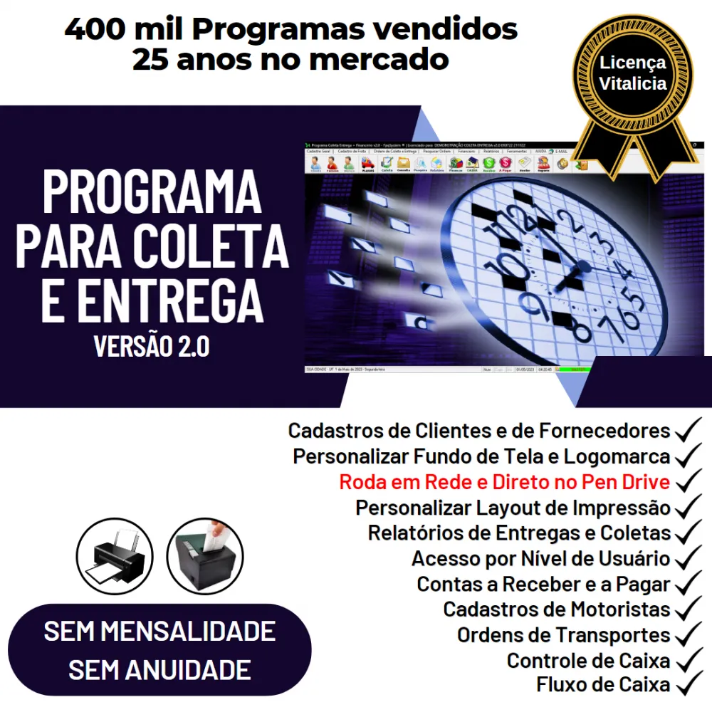 Programa Coleta e Entrega + Financeiro v2.0