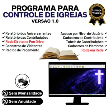 Programa para Controle de Igrejas v1.0