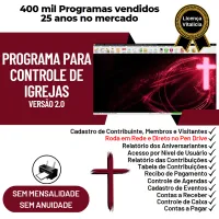 Programa para Controle de Igrejas com Financeiro v2.0 — imagem principal