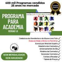 Programa para Academia com Controle de Contratos v1.0 — imagem principal