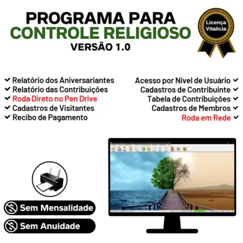 Programa para Controle Religioso v1.0