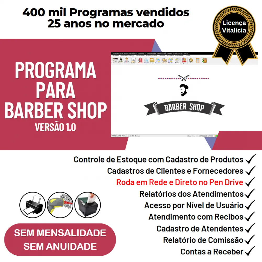 Programa BarberShop  v1.0