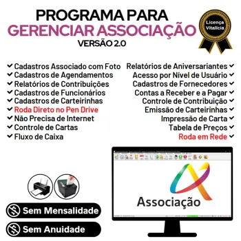 Programa para Gerenciar Associação, Agendamento e Financeiro v2.0