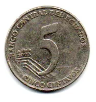 Cuba - 2003 - 5 Centavos - C/ Danos