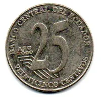 Cuba - 2000 - 25 Centavos
