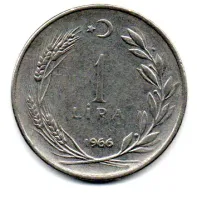 Turquia - 1966 - 1 Lira