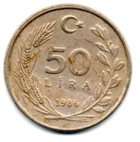 Turquia - 1986 - 50 Lira