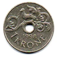 Noruega - 1998 - 1 Krone