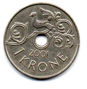Noruega - 2001 - 1 Krone