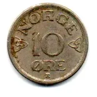 Noruega - 1955 - 10 Ore - Foto 2
