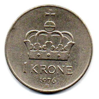 Noruega - 1976 - 1 Krone