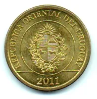 Uruguai - 2011 - 1 Peso - Sob