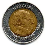 Uruguai - 2000 - 10 Pesos - MBC - Foto 2