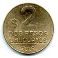 Uruguai - 2007 - 2 Pesos