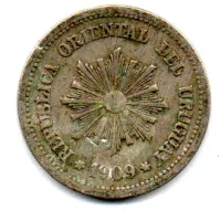 Uruguai - 1909 - 2 Centésimos