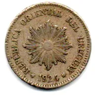 Uruguai - 1924 - 2 Centésimos