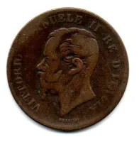 Itália - 1862N - 5 Centesimi - Foto 2