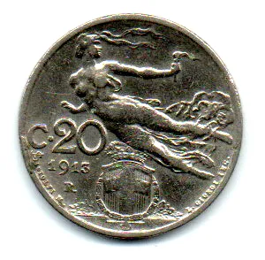 Itália - 1913 - 20 Centesimi