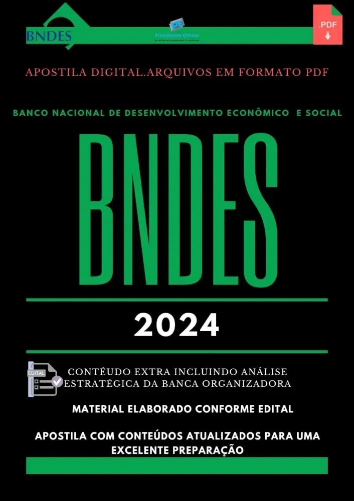 Apostila BNDES 2024 Analista de Sistemas Desenvolvimento