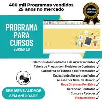 Programa para Cursos com Controle de Contratos v1.0 — imagem principal