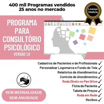 Programa Gerenciar Consultório Psicológico v1.0