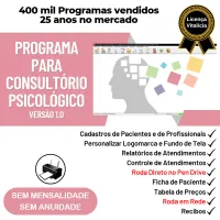 Programa Gerenciar Consultório Psicológico v1.0 — imagem principal