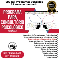 Programa Gerenciar Consultório Psicológico + Financeiro v3.0 Plus — imagem principal