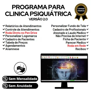 Programa Gerenciar Clinica Psiquiatrica v2.0
