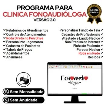 Programa Gerenciar Clinica Fonoaudióloga v2.0