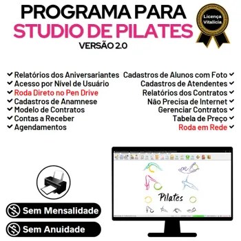 Programa para Gerenciar Studio de Pilates com Agendamento v2.0