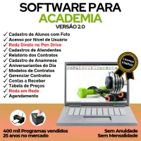 Software para Academia com Agendamento e Contrato v2.0 — imagem principal