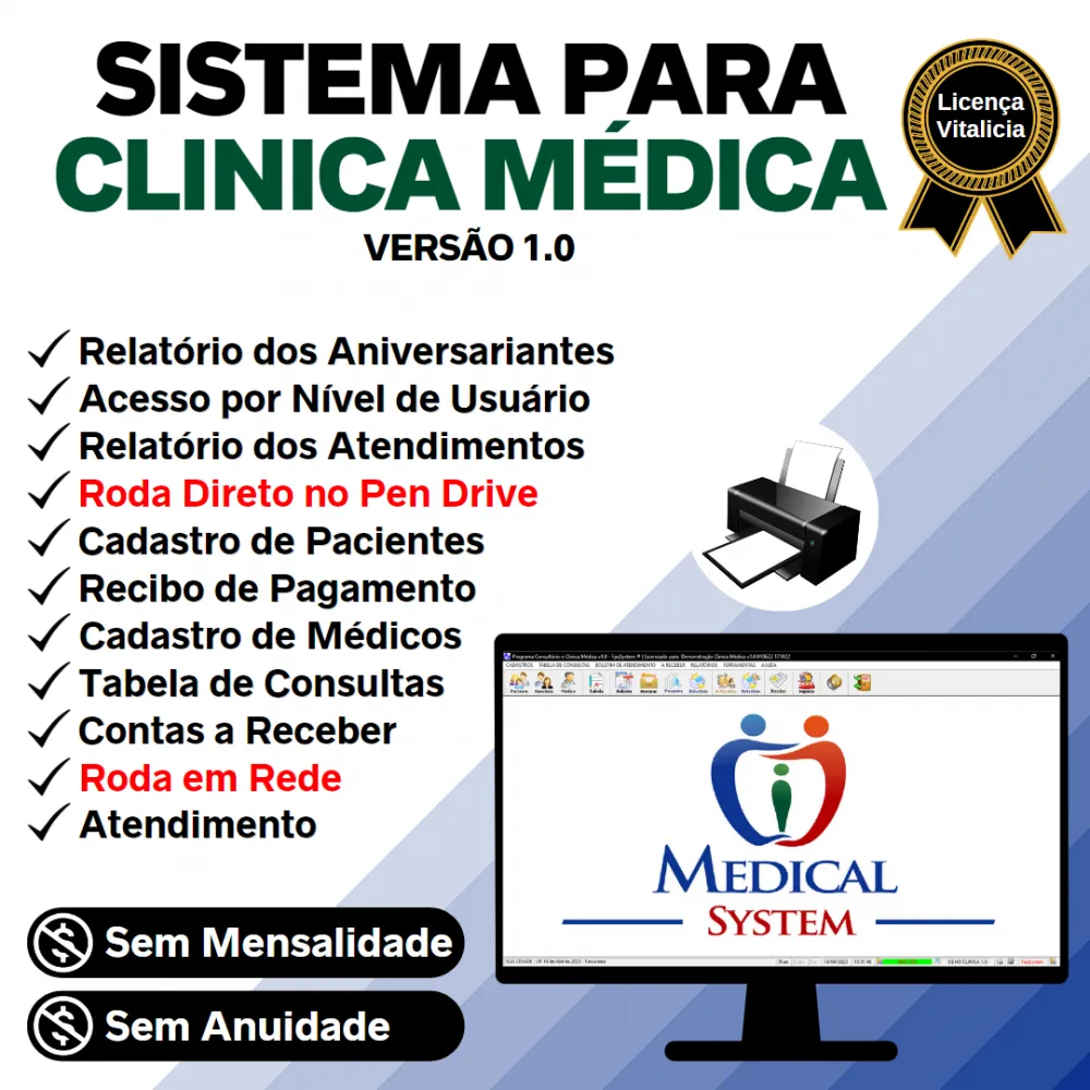 Sistema Consultório e Clinica Médica v1.0
