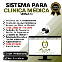 Sistema Consultório, Clinica Médica com Agendamento v2.0 — imagem principal
