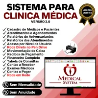 Sistema Consultório e Clinica Médica com Agendamento e Financeiro v3.0 — imagem principal
