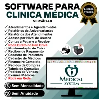 Software Consultório e Clinica Médica com Agendamento, Vendas e Financeiro v4.0 — imagem principal