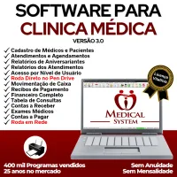 Software Consultório e Clinica Médica com Agendamento e Financeiro v3.0 — imagem principal