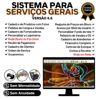 Sistema OS Serviços Gerais com Vendas e Financeiro v4.6