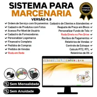 Sistema OS Marcenaria com Ordem de Serviço e Financeiro v4.9 — imagem principal