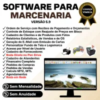 Software Ordem de Serviço Marcenaria com Vendas e Financeiro e Agendamento v5.9 — imagem principal