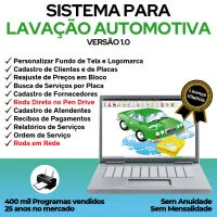 Sistema para Lavagem Automotiva com Ordem de Serviços v1.0 — imagem principal