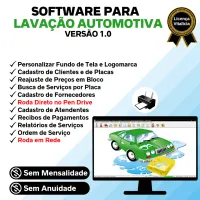 Software para Lavagem Automotiva com Ordem de Serviços v1.0 — imagem principal