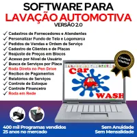 Software para Lavagem Automotiva com Ordem de Serviço, Vendas e Financeiro v2.0 — imagem principal