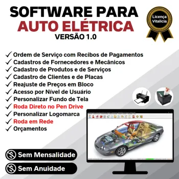 Software para Oficina Auto Elétrica com Vendas e Estoque v1.0