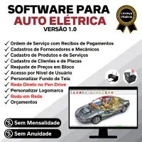 Software para Oficina Auto Elétrica com Vendas e Estoque v1.0 — imagem principal