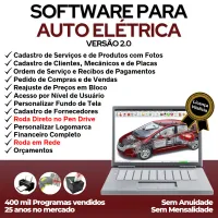 Software  para Oficina de Auto Elétrica com Ordem de Serviço, Vendas com Financeiro v2.0 — imagem principal
